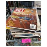 Astronomy Magazines from Various Eras