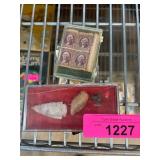 George Washington Stamps and Arrowheads