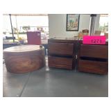Paula Deen Rotating Box and Two Wooden Chests