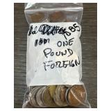 Foreign Coin Lot, Mixed Denominations