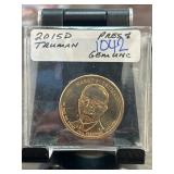 2015 P Harry S. Truman Presidential $1 Coin