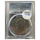 1971-D Eisenhower Dollar FS-901 PCGS MS63