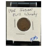 1906 Indian Head Penny " Full Liberty