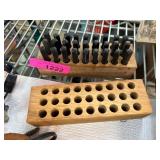 Metal Stamps with Wooden Holders