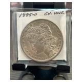 1885-O Morgan Silver Dollar in Near Uncirculated C