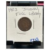 1903 Indian Head Penny " Full Liberty