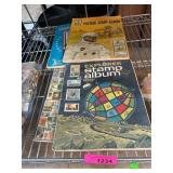 Two Stamp Albums With Some Stamps