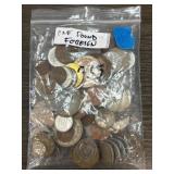 Foreign Coins in Mixed Denominations
