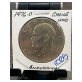 1976-D Eisenhower Bicentennial Dollar Coin