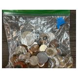 World Coins in Mixed Bag