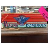 Halsam Magna Dominoes Set in Original Box