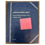 Lincoln Head Cent Collection Starting 1941