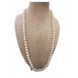 24in 14K Gold Clasp Pearl Necklace
