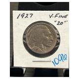 1927 Buffalo Nickel in Very Fine Condition