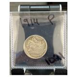 1914 P Buffalo Nickel in Protective Case