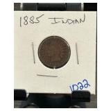 1885 Indian Head Cent in Flip Holder