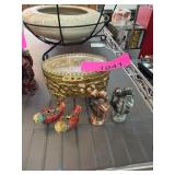 Decorative Vanity Box, Figurines, and Novelty Shak