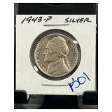 1943-P Jefferson Nickel War Coin