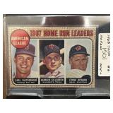 1968 Topps #6 AL Home Run Leaders Baseball Card