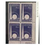 1939 NY Worlds Fair 3-Cent Plate Block Stamps