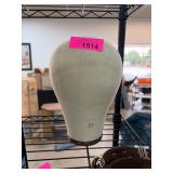 Canvas and Wood Mannequin Head Block