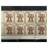 1975 13-Cent Liberty Bell Stamp Pane