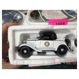 Diecast Model Car with Police Emblem