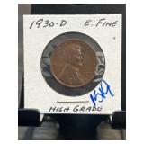 1930-D Lincoln Wheat Cent in High Grade