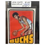 1972 Topps Kareem Abdul-Jabbar #100 Basketball Car