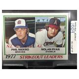 1978 Topps #206 1977 Strikeout Leaders Card