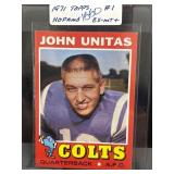 1971 Topps John Unitas #1 HOF Football Card