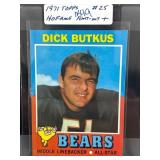 1971 Topps Dick Butkus #25 Graded Football Card