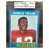 1971 Topps Charlie Taylor Football Card #26