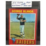 1971 Topps George Blanda Rookie Card #39