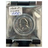 1943-P Silver Jefferson Nickel in Holder