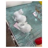 Ceramic Bunny Salt and Pepper Shakers