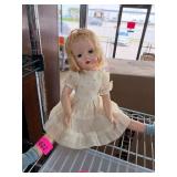Effanbee Hard Plastic Doll with Blonde Hair