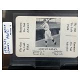 1936 S&S August Galan Baseball Card