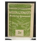 Oregon & Washington Melon & Tomato Tax Stamp
