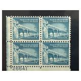 1960 Plate Block of 1 1/4c Stamps, 1031a, MNH