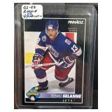 Teemu Selanne 1992-93 Rookie Card by Pinnacle