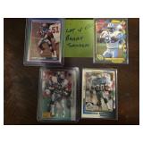 4 Barry Sanders Football Trading Cards