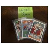 3 Dan Marino Football Trading Cards