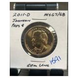 2011-D Andrew Johnson Presidential Dollar Coin