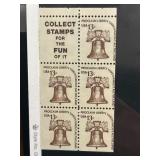 1975 Liberty Bell Issue 13Â¢ Mint Stamp Pane