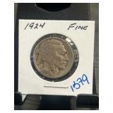 1924 Buffalo Nickel in Fine Condition