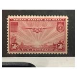 1937 Trans-Pacific Airmail 50-Cent Stamp