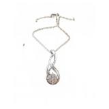 Kay Jewelers Sterling Silver Diamond Necklace