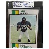1973 Topps Art Shell Rookie Card #77
