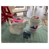 Elephant-Themed Ceramic Items